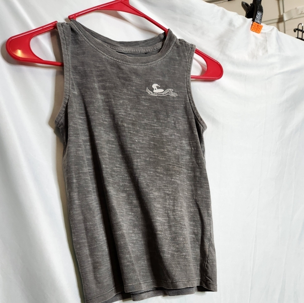 Make Waves Grey Tank Top -Cat & Jack Size XS